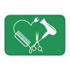 Retro Best Barber Distressed Logo Front Floor Door Entrance Mat Indoor Hairdresser Hairstylist Kitchen Bath Doormat Carpet Rug