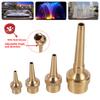 1/2" 3/4" 1" Female Thread Copper Straight Jet Fountain Nozzle Adjustable Water Fountain Garden Park Radial Water Column