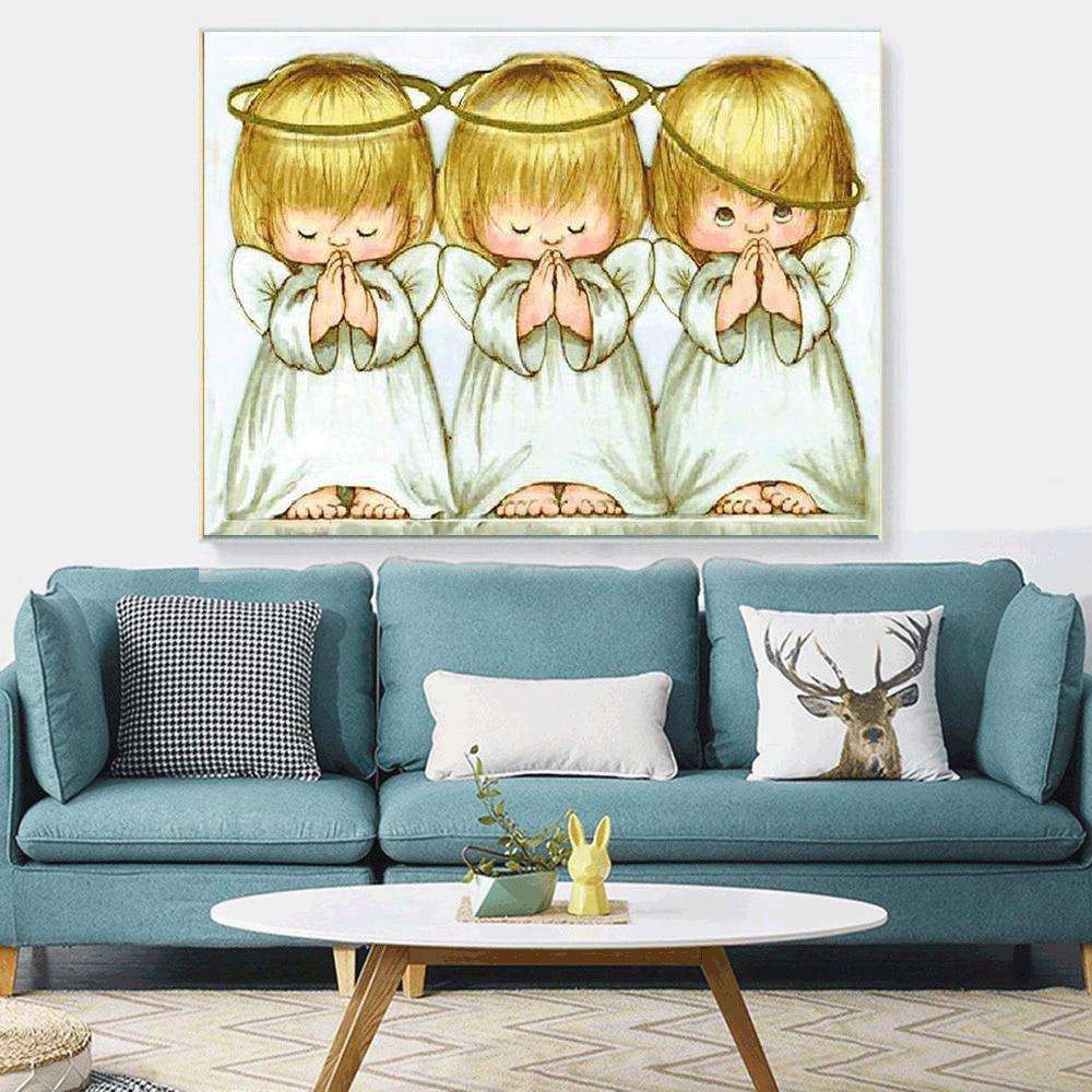 5D Diamond Painting Angel Full Round Diamond Embroidery Sale Picture Rhinestone Diamond