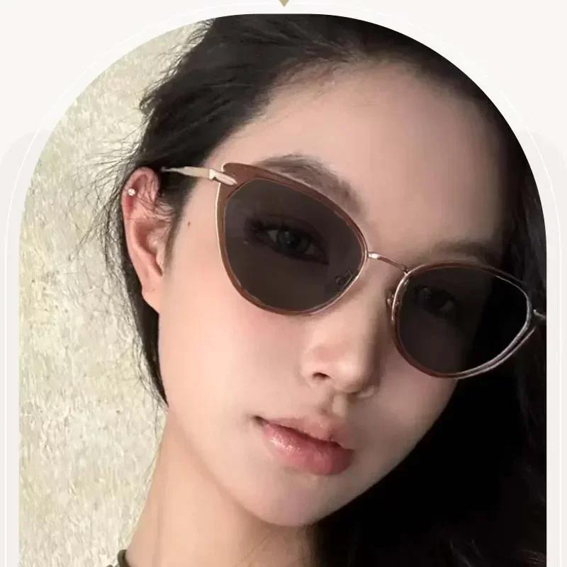 Classic Fashion Cat Eye Photochromic Women'S Presbyopia Glasses Outdoor Luxury Photochromic Men'S Farsightedness Sunglasses