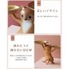 Moin Figure Ornament Cat Accessory Holder Dimensions 36cm Width 25cm Height 17cm Depth Interior Miscellaneous Items Small Plate Item Cute White Gold