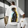 Demon Slayer Zenitsu Agatsuma Thunder Breathing Dual Print Oversized Anime T-Shirt Women And Men T-Shirt