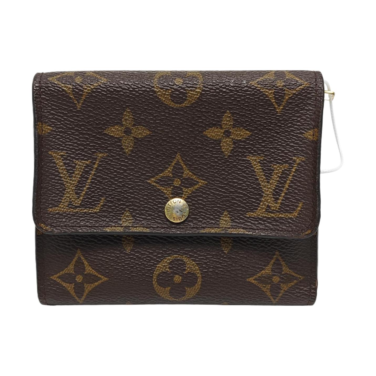 [Pre-Owned] Anais Monogram Print Leather And Canvas Wallet - Very Good #16NJ1F2 ONE SIZE