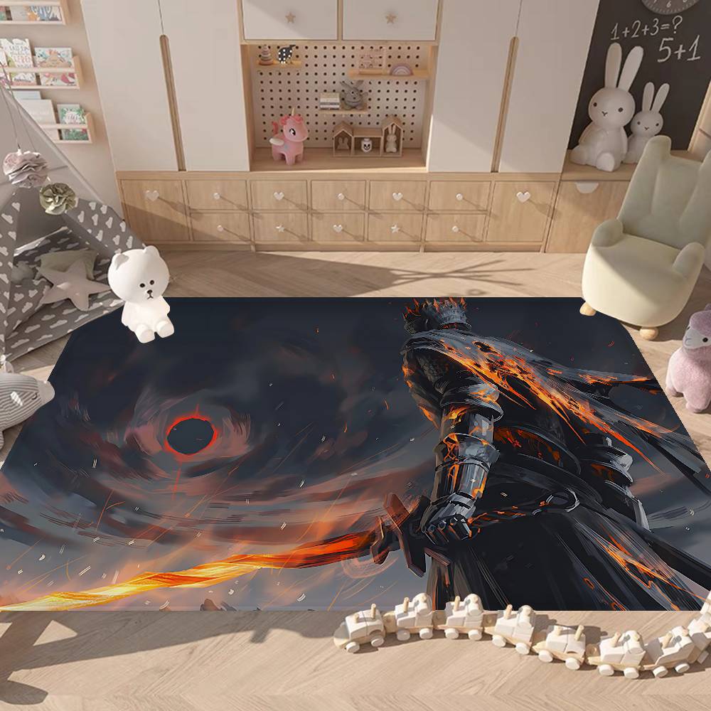 

Класичний D-dark Аніме S-souls Ігровий Зал Килим для Коридору Пральний Нековзний Килимок для Зони Дивана та Крісел у Вітальні Кухонний Доріжка Килим 50x80 cm