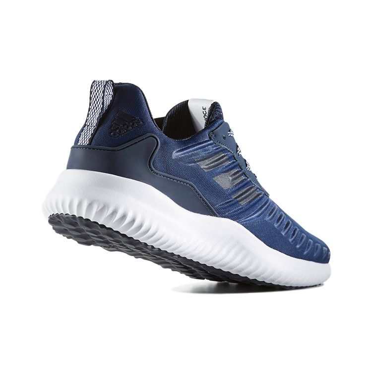 Adidas Alphabounce Rc Sports Non-Slip Breathable Low-Top Marathon Running Shoes Men Running Shoes Navy B42650