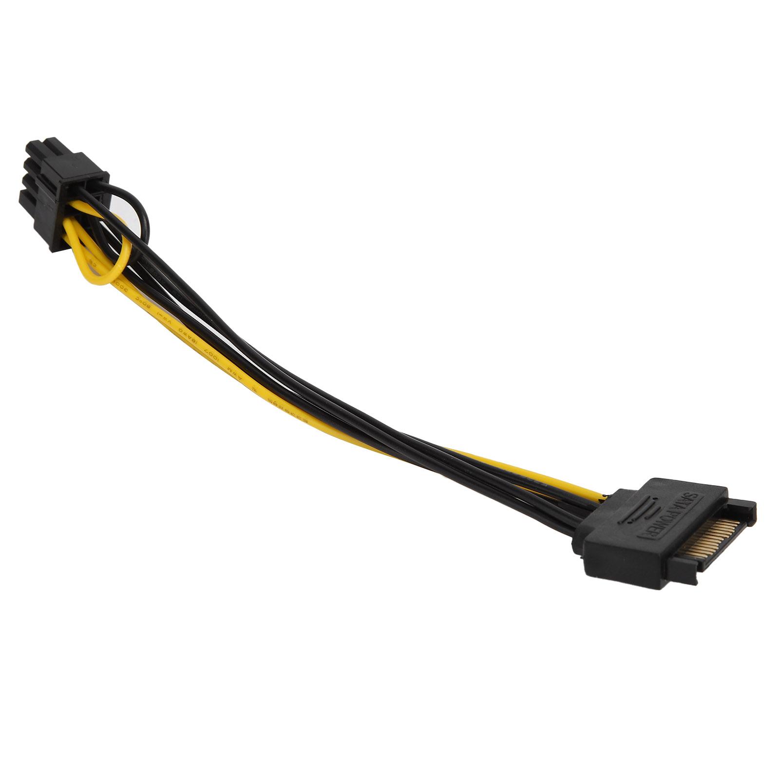 

5 шт. 8-контактный на 15-контактный адаптер SATA-разъем удлинительный кабель графический жесткий диск блок питания