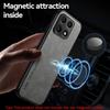 KEYSION Luxus-Ledertasche für HONOR X8A X8 5G X6, weiches Silikon + PC, stoßfeste Telefon-Rückseite für Huawei Honor X8 5G X6 X8A