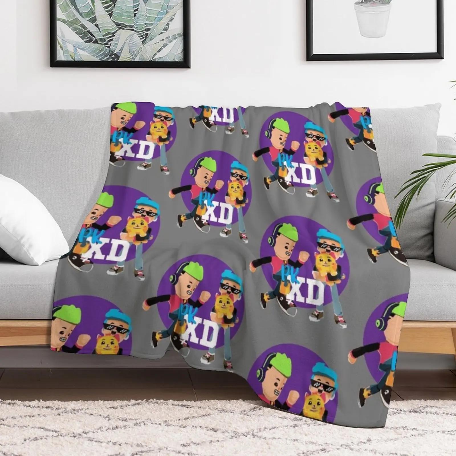 

Pk xd game for kids, mobile games Throw Blanket Elegant Warm Throw Blanket for Hotel Home 100x150cm
