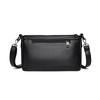 Modische Schultertasche aus Kunstleder, Damen Handtasche in Unifarbe, Retro Schultertasche, Umhängetasche mit mehreren Fächern, geeignet für den täglichen Gebrauch und zum Einkaufen