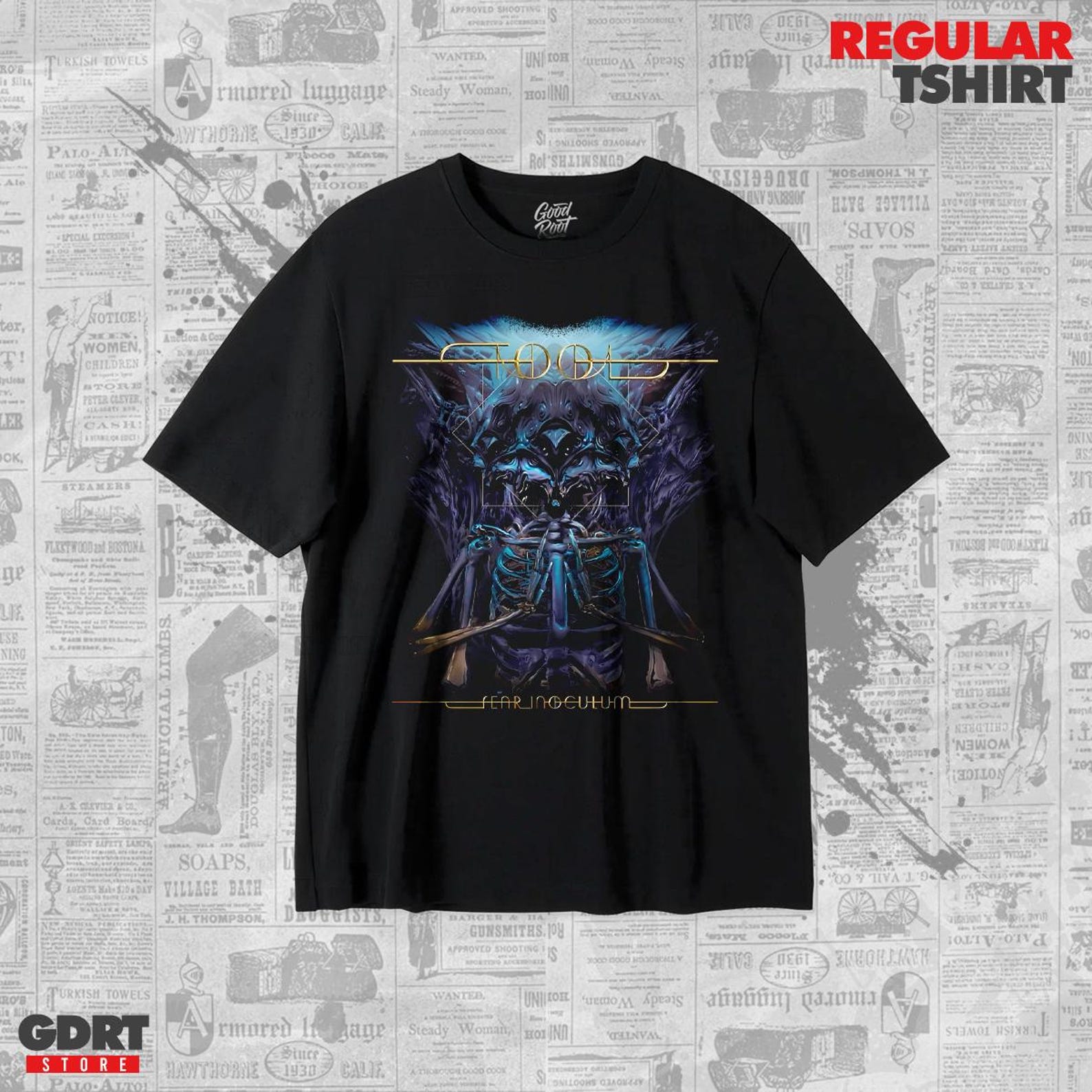Tool Band T shirt - Fear Inoculum - Unisex Heavy Shirt M