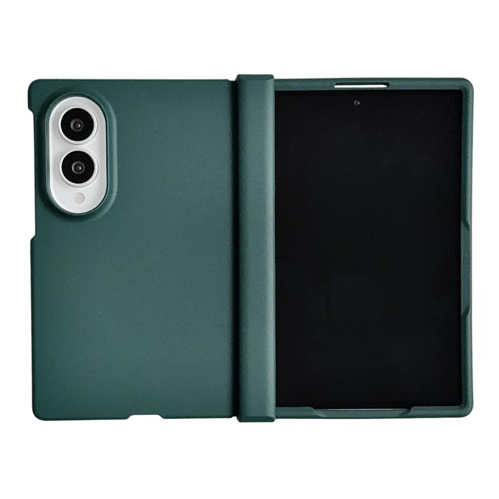 Custodia Protettiva Colorata PC con Cerniera Sottile Skin Feel per Samsung Galaxy Z Fold 8 Cornice Rialzata Fotocamera Cover a Libro Antiurto Funda