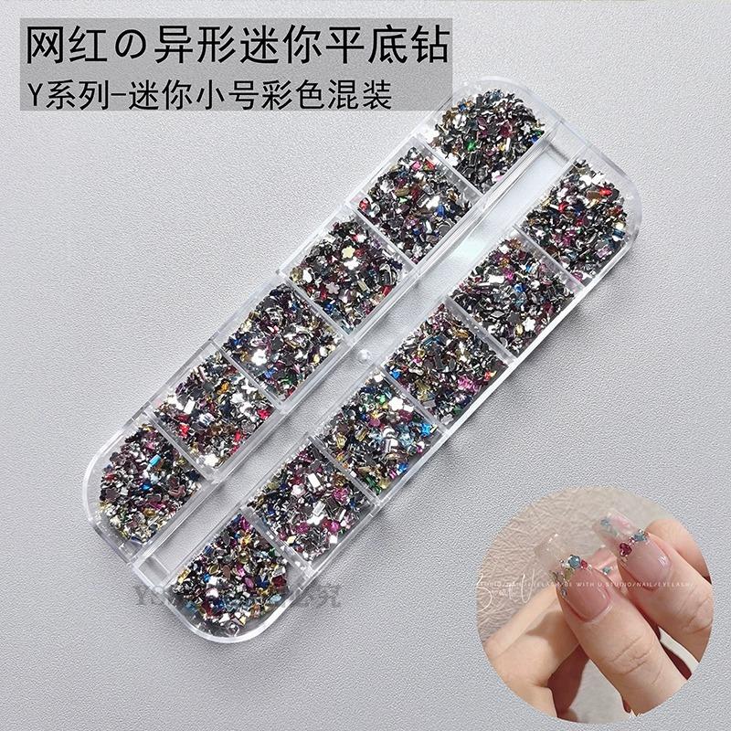 Nail accessory MINI acrylic irregular-shaped wearable nail decoration accessory for nails