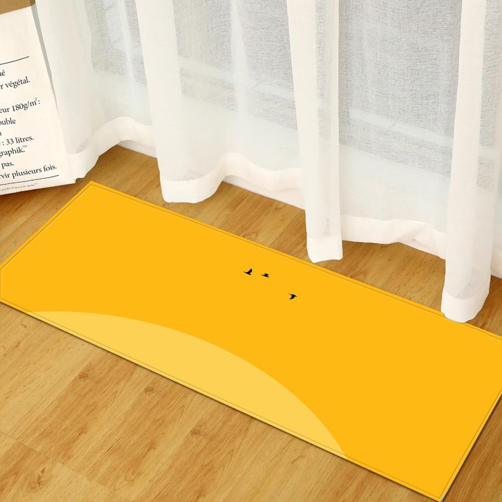 Simple Carpet Long Floor Mat Love Theme Doormat