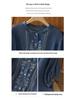 Women's Tencel Denim Drape Short Sleeve Shirt - Retro Style 2025