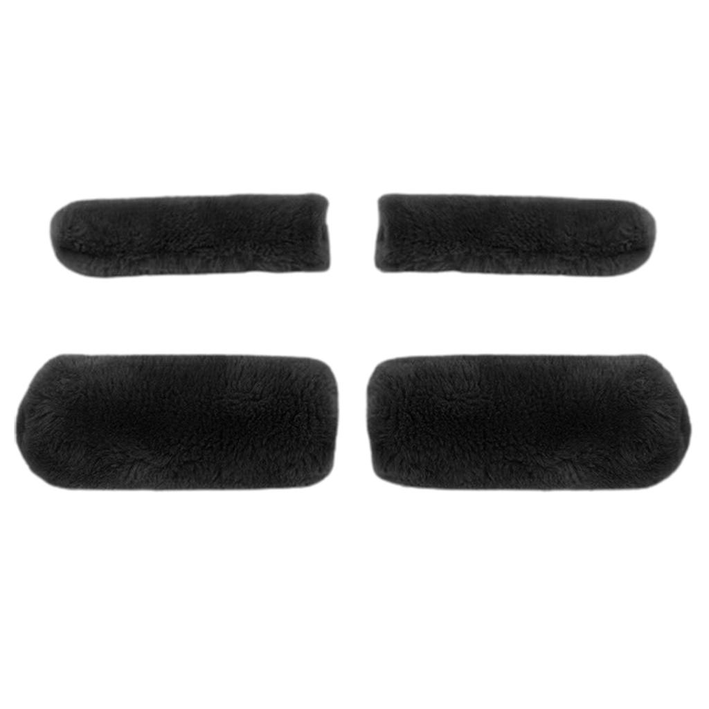 4 Pack Stylish Handlebar Covers Anti Slip Motorcycle Handlebar Covers Breathable Gloves for Motorcycles & Electric Bikes