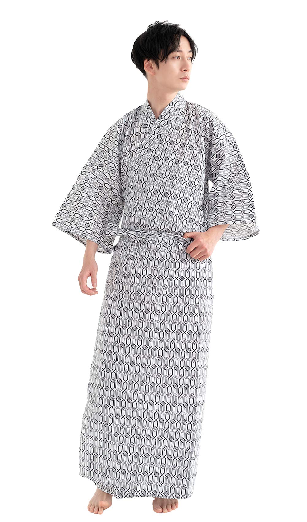 

Kyoetsu Рёкан Юката Комплект 04 Мужской 2 предмета (Юката/Кодирование) (Размеры 135, (Кодирование включено))