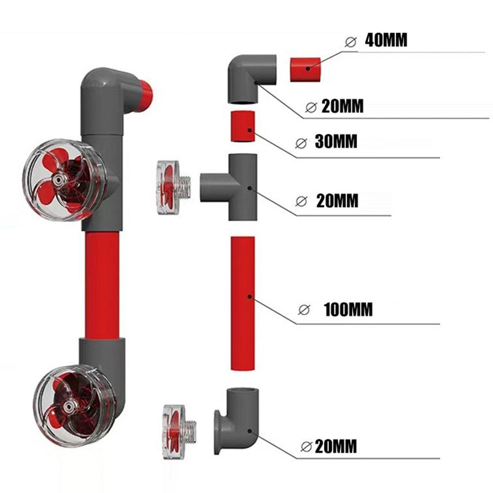 

Автоматично обертові аксесуари-конюшини Аксесуари для сітки акваріумного фільтра для вихідного отвору акваріума 20MM