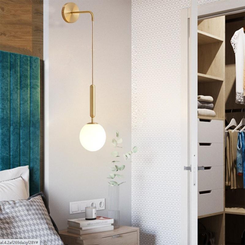 Bedroom night lamp kinkiet living room wall background wall decoration hallway hallway creative mirror;