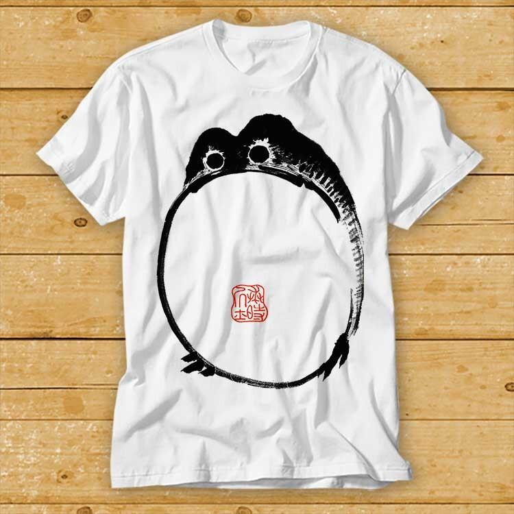 Sad Frog Japanese Art Matsumoto Hoji Meika Gafu T Shirt 2455 XXXXL
