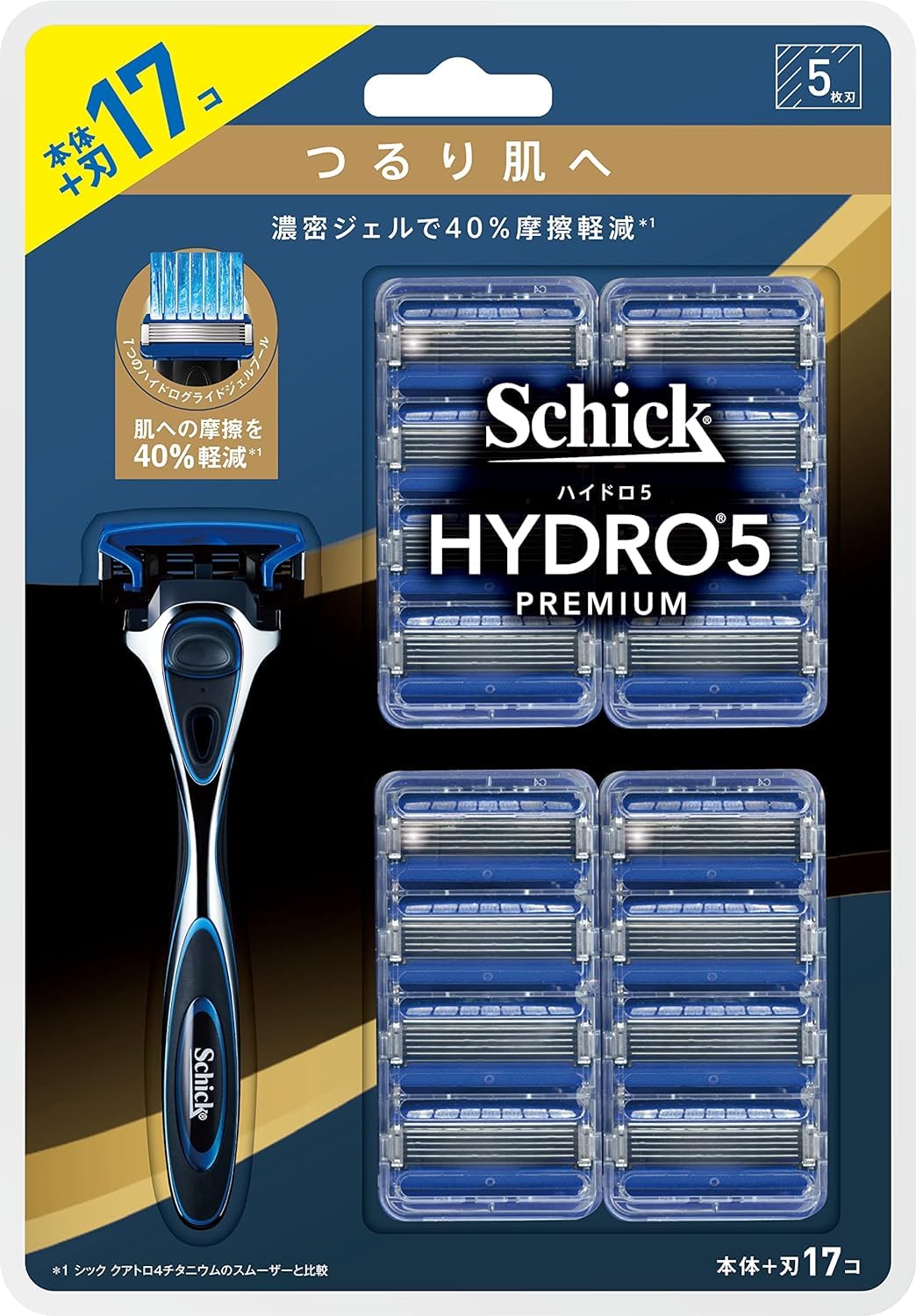 

Hydro 5 Premium Razor Holder 16 Spare Blades Club Pack +