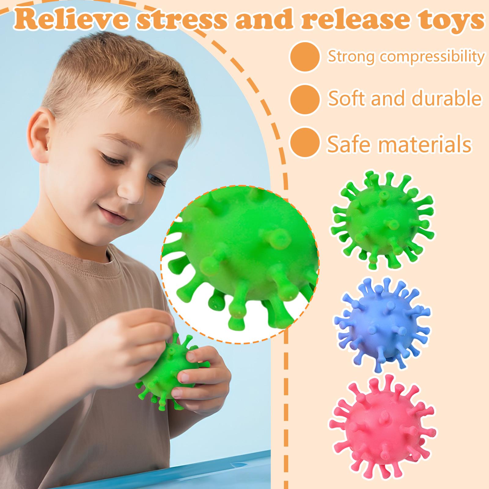 

,shaped TPR Ball, A Fun And Prank Toy For Children, A Stress,relieving Gadget.Random Toys One Size