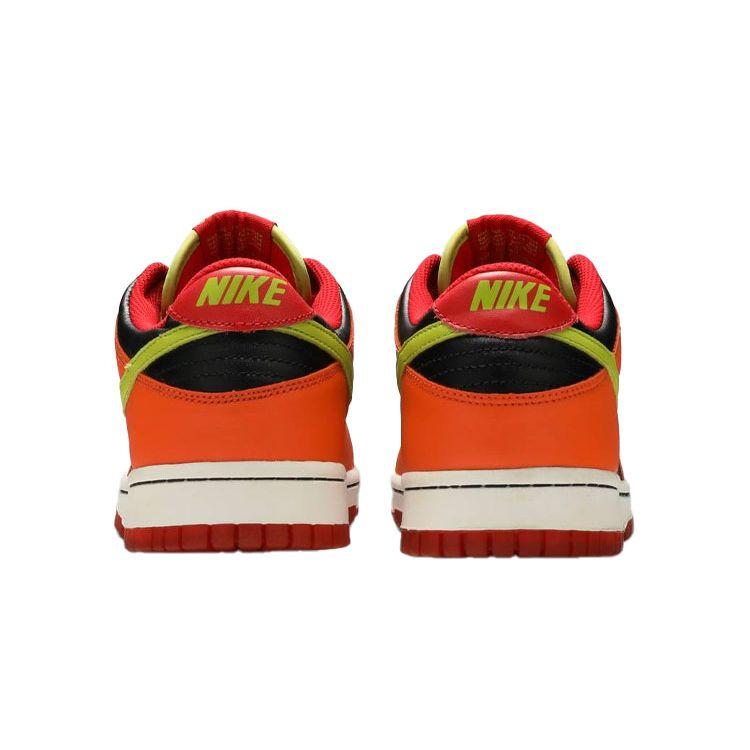 Nike Dunk Low GS Orange Blaze Cactus Kids Sneakers Black Bright-Cactus-Green Atom-Red 310569-032