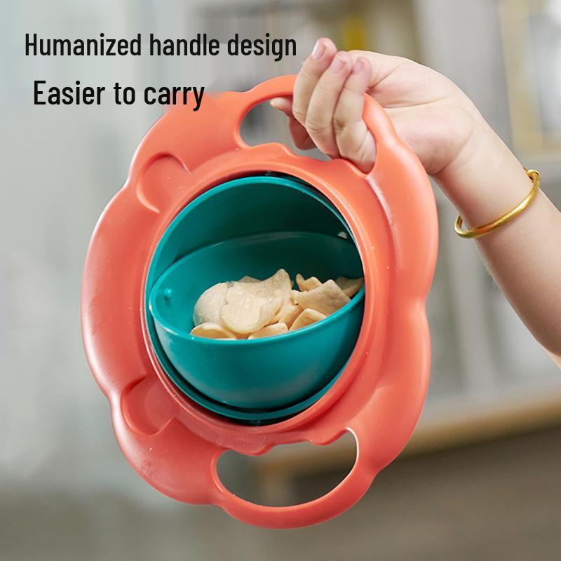 Rotating Baby Bowl: Spill-Proof, Durable Training Plate for Infants