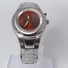 Used Rare FOSSIL BIG TIC Orange Ladies Watch Battery Replaced