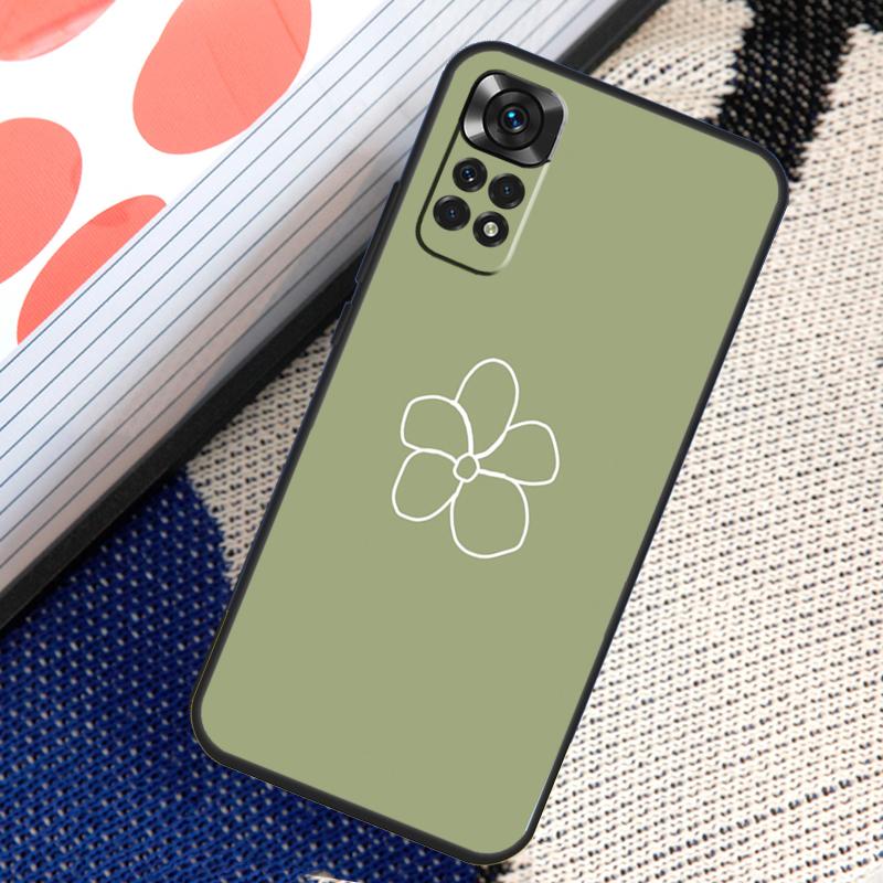 

Эстетичный чехол Sage Green для Xiaomi Redmi Note 11 10 8 9 12 Pro Note 11S 10S 9S 8T Redmi 10 10C 12C 9C 9T Cover Redmi Note 10S