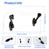 Motorcycle Windshield Adjustable Motorbike Universal Clear Windshield Reusable Transparent Motorcycle Modified Wind Deflector