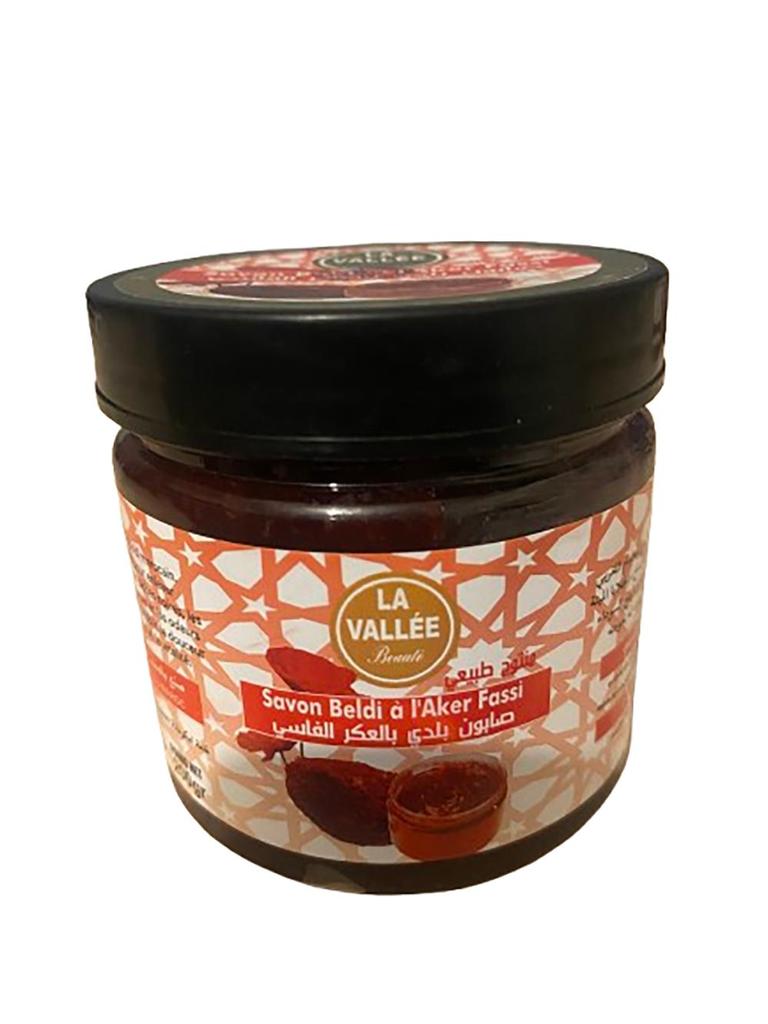 Aker Fassi Natürliche schwarze Seife – Pflegendes Peeling für Gesicht und Körper