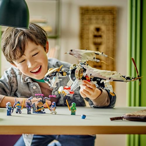 LEGO Ninjago Master Dragon Igor Toy, Birthday Gift, Building Blocks, for Boys and Girls, Ages 8, 9, and 10, Elementary School Students, Battle Robot,