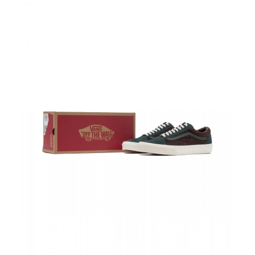 Vans Old School    Pig Suede  Plaid Scarab Vn0a2z42prm1