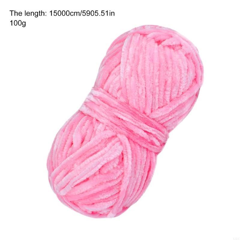 10 Rolls Knitting Yarn Chenilles Yarn Soft Baby Yarn Crochet Yarn Blanket Yarn for Yarn Project Sweater Hat Scarves X3UC