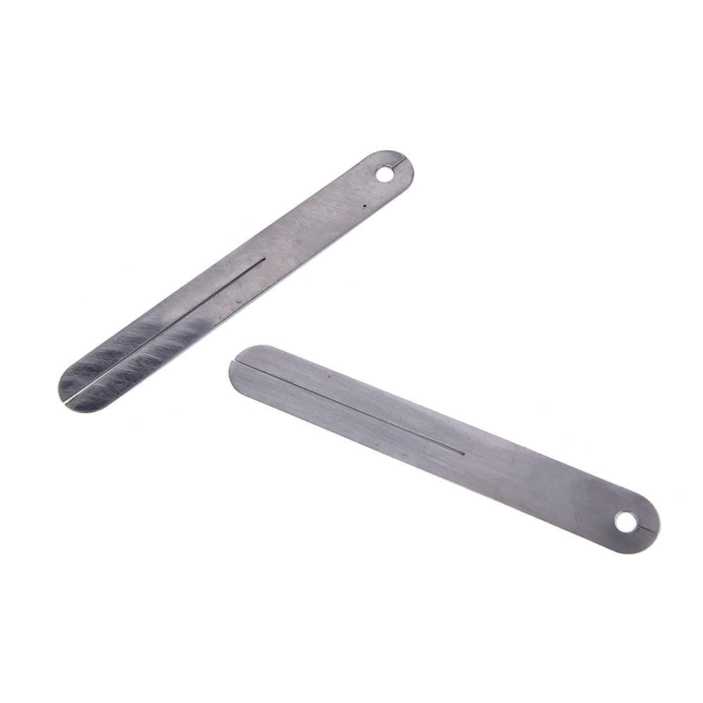 2Pcs Fret Puller Fretboard Fingerboard Fret Repair Tool Protector Steel Plate