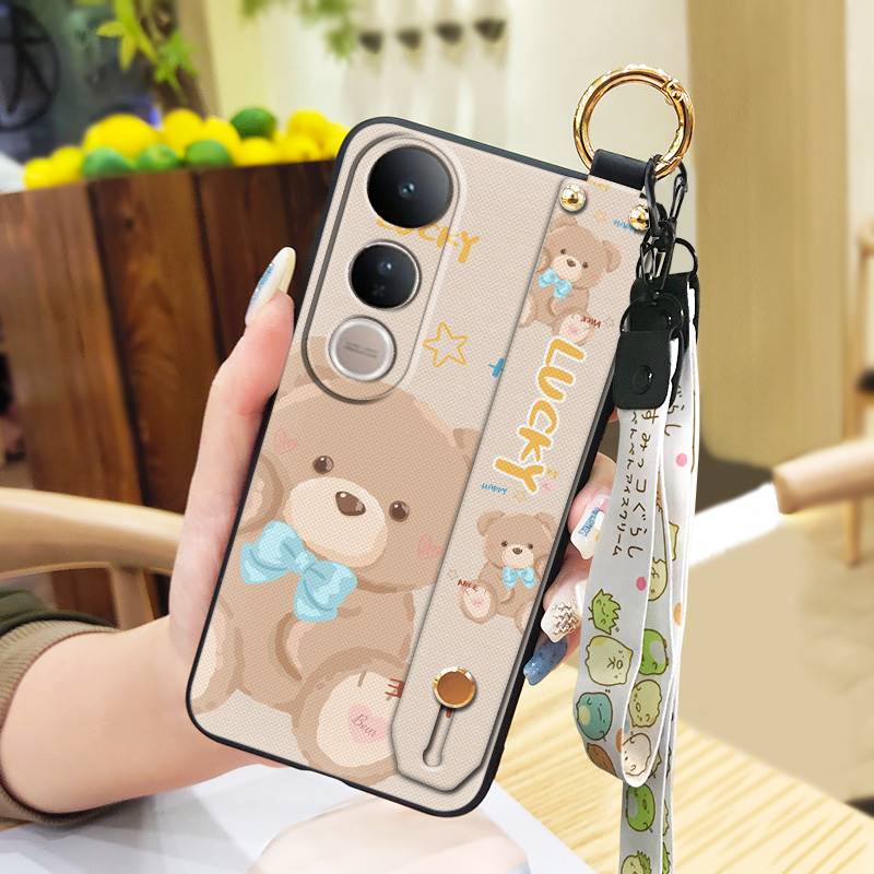 Cartoon Cute Phone Case For VIVO V50 Lite 5G Global Soft case Protective Fashion Design Shockproof Dirt-resistant Ring