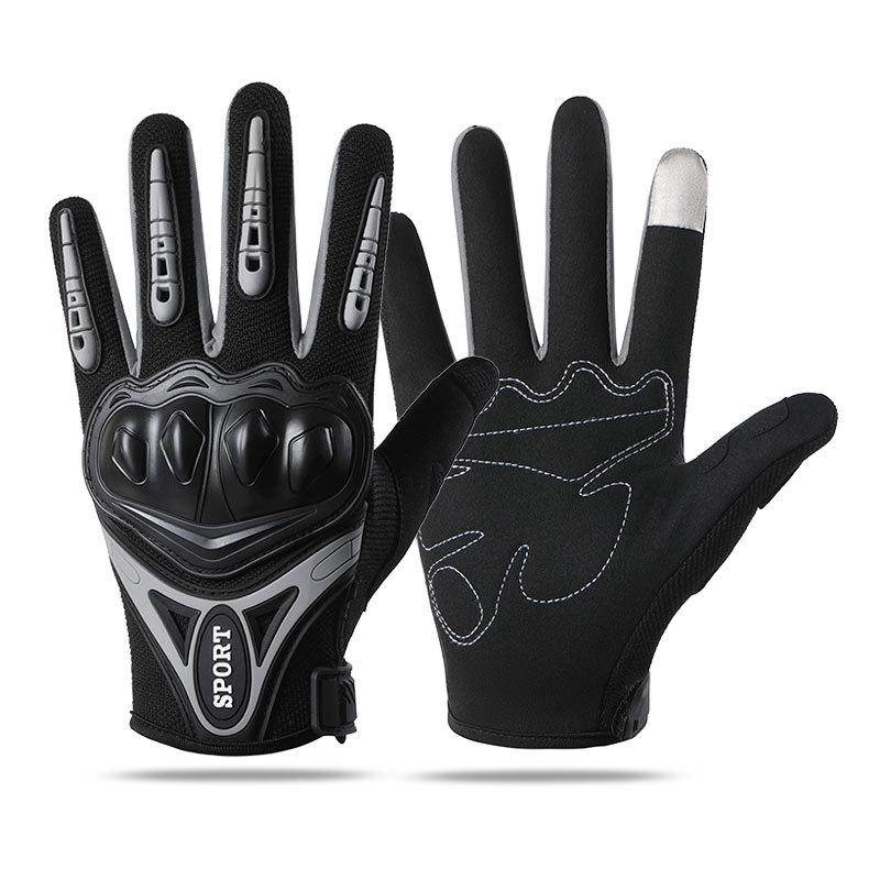 Bicycle full finger non-slip breathable protective wear-resistant full finger gloves One size fits all