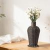 High-Grade Imitation Rattan Woven Vase for Dried Flowers - Elegant Living Room and Desktop Ornament