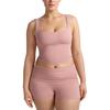 X Skims Matte Dri-FIT Moisture-Wicking Square Neck Solid Sports Tank Top Women Tops TPTNK2728-HIM