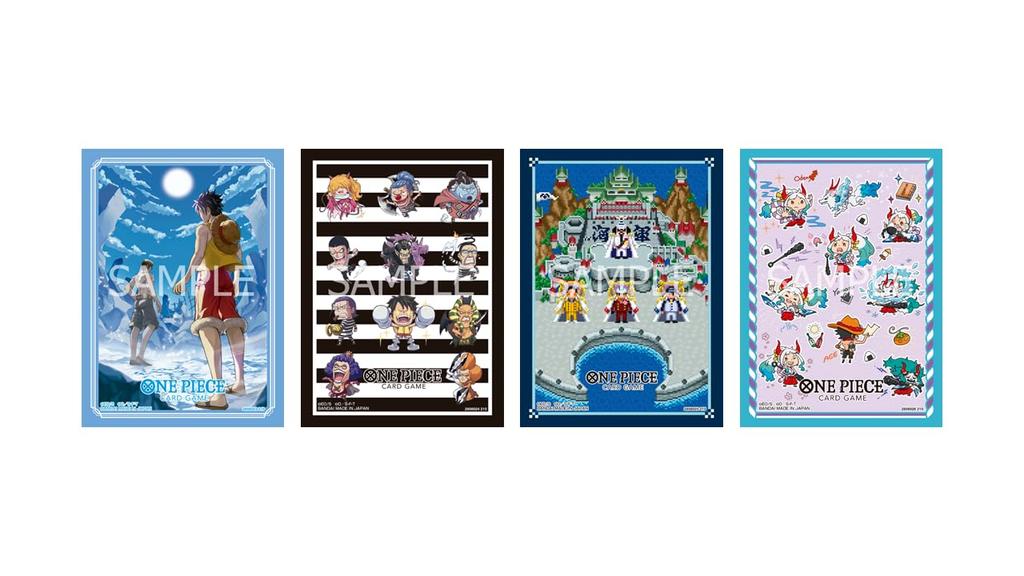 Bandai ONE PIECE Card Game Official Card Sleeves 15 Types (4 Assorted)