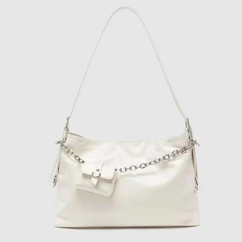 Tote Bag Women PU Luxury Chains Comes with Earphone Bag High-Capacity Shoulder Bag Handbag Euro-America Style Women Bag