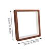Dřevěné 3D rámečky na obrázky Držák na preparáty sušených květin Ruční výroba DIY Displej Personalizovaná severská domácí dekorace