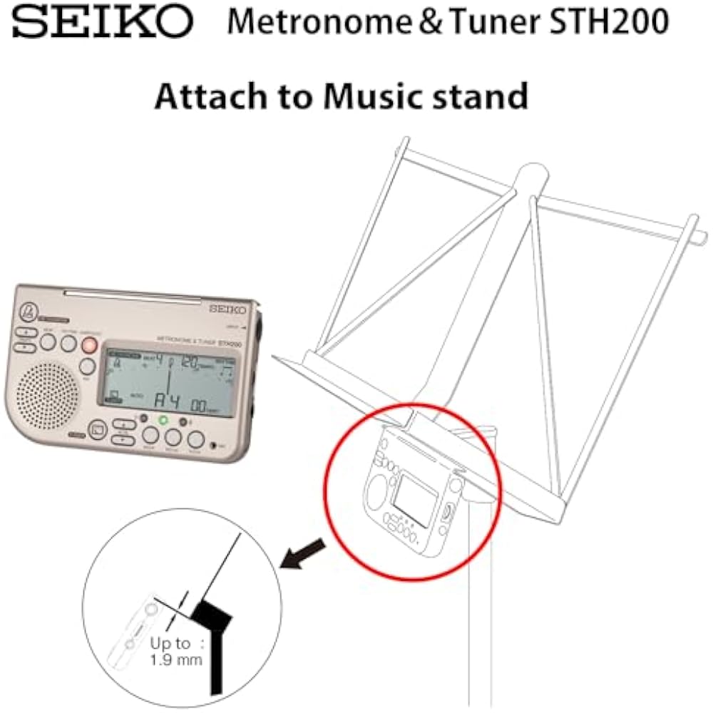 Seiko Seiko Metronome & Tuner Gold STH200K
