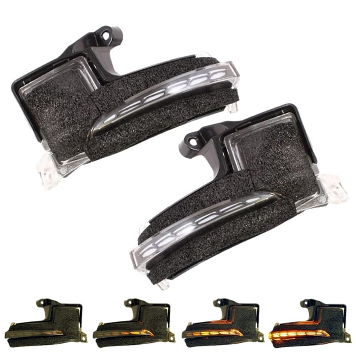 Sequential turn LED flowing turn side mirrors for the 40 series Alphard and 90 series Noah and and 10 series Corolla VOXY Voxy 90 Voxy custom signals,