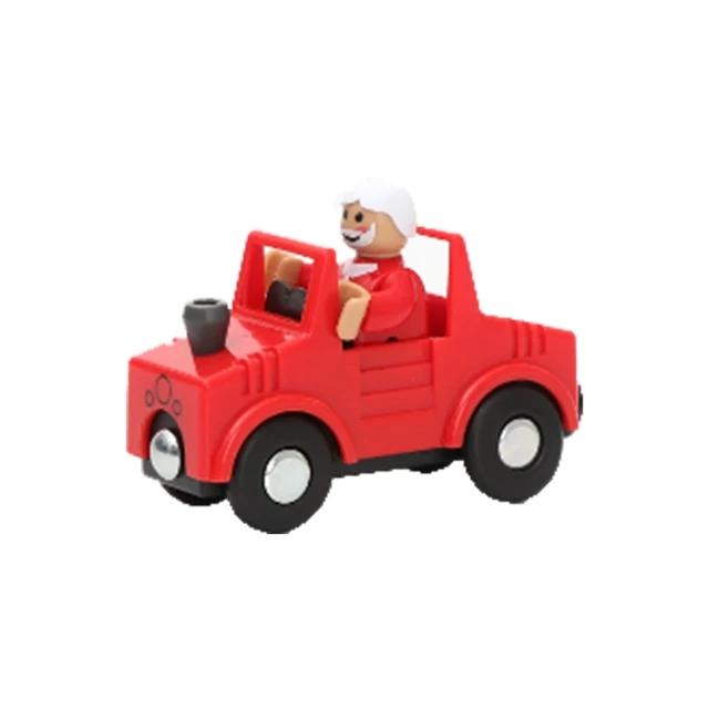 Holzschienen Zubehör Magnetisches Auto Lokomotive Modell Spielzeug Feuerwehrauto Polizeiauto Bus Taxi Passend Holz Biro Holz Eisenbahnschienen