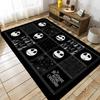The N-Nightmare B-Before C-Christmas Floor Mat Retro Multiple Choice Living Room Kitchen Rug Non-Slip Modern Home Decor