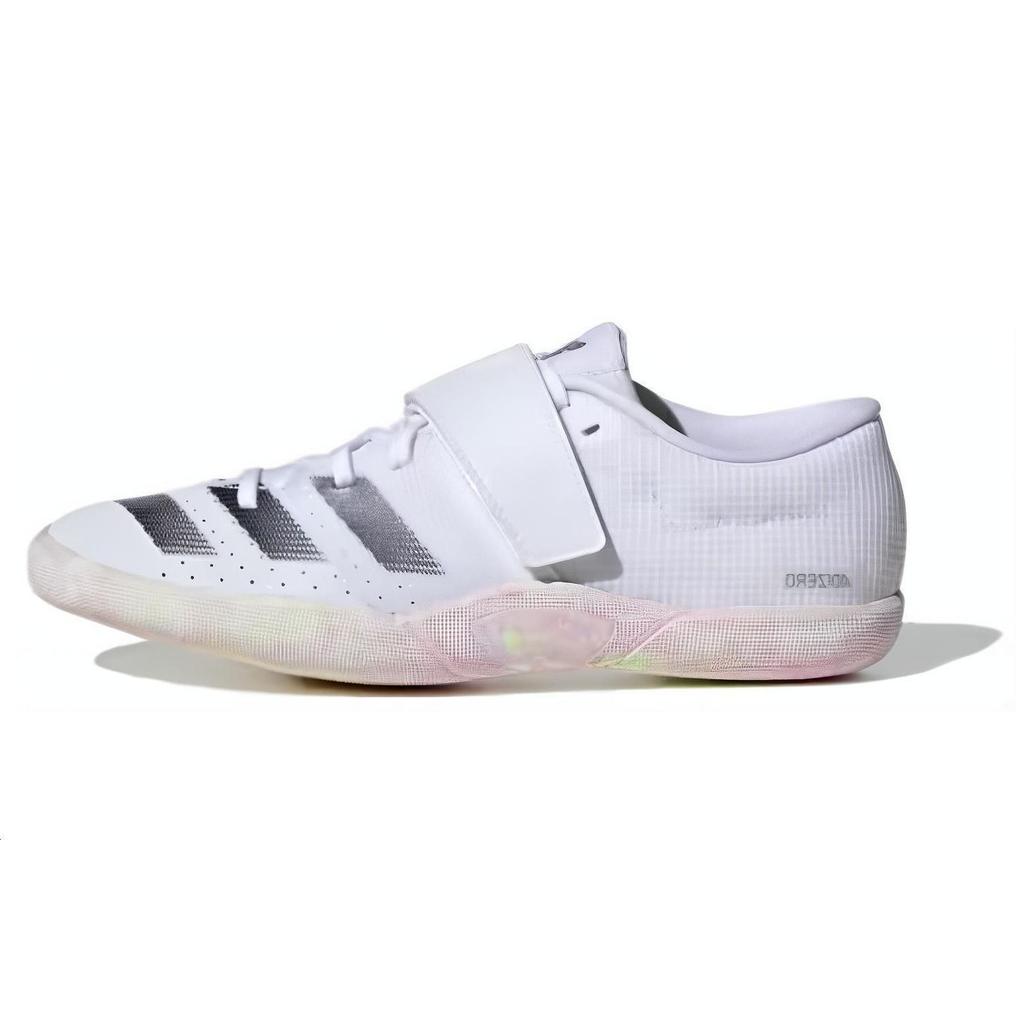 Adidas Adizero Comfortable Versatile Shock Absorbing Non-Slip Low-Top Training Shoes Unisex Sneakers White Gray ID7238