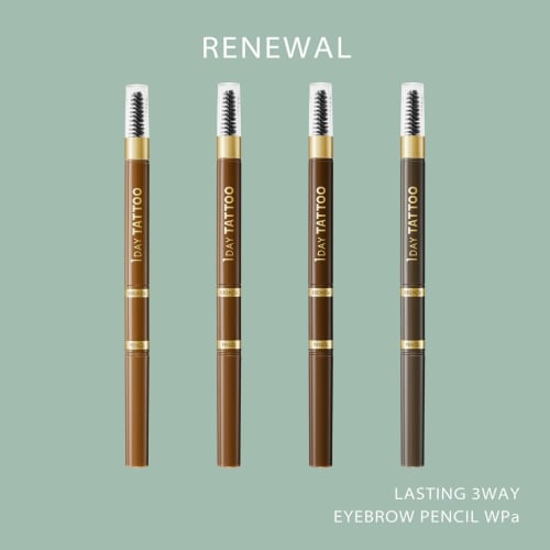 K-Pallete Lasting Three-Way Eyebrow Pencil WPa 02 Natural Brown