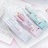 4pcs Strawberry Chocolate Gel Ink Pen Retractable 0.5mm Ballpoint Quick Dry Black Color for Writing Stationery