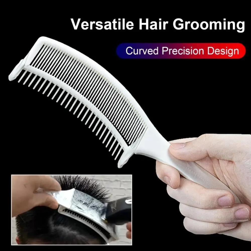 Men Styling  Tool Barber Fade Combs Ergonomic Curved Comb New Hair Cutting Fade Comb  Salon